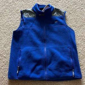 Boys royal blue fleece vest